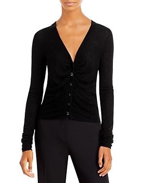 Rebecca Taylor Ruched Cardigan