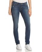 Level 99 Lily Distressed Skinny Jeans In Zepelin