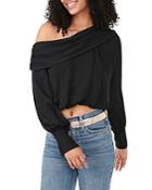 Free People Jenna Drop Shoulder Top