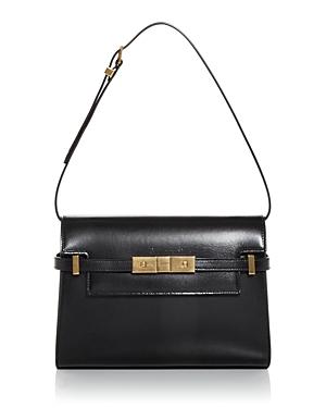 Saint Laurent Manhattan Small Leather Shoulder Bag