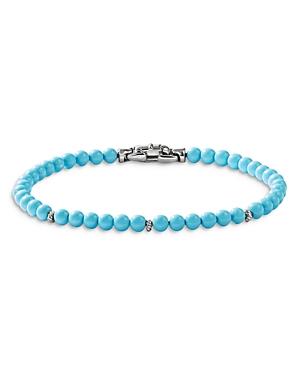 David Yurman Spiritual Beads Bracelet With Reconstituted Turquoise