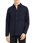 Theory Clyfford Relaxed Fit Long Sleeve Overshirt