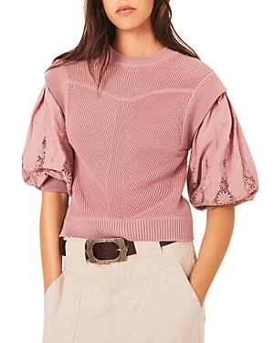 Ba & Sh Samoa Puff Sleeve Sweater