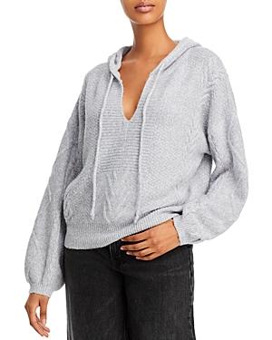 Aqua Cable Knit Hoodie - 100% Exclusive