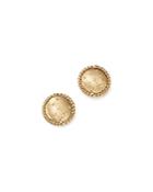 Bloomingdale's Quilted Button Earrings In 14k Yellow Gold - 100% Exclusive