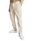 Reiss Flo Garment Dyed Chunky Corduroy Tapered Fit Trousers