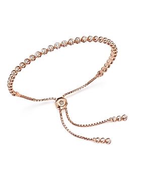 Diamond Bezel Tennis Bracelet In 14k Rose Gold, 1.20 Ct. T.w. - 100% Exclusive