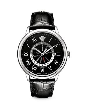 Versace Business Automatic Gmt Watch, 43mm (67% Off) - Comparable Value $2,695