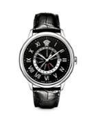 Versace Business Automatic Gmt Watch, 43mm (67% Off) - Comparable Value $2,695
