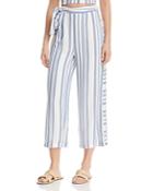 Lost + Wander Daiquiri Cropped Tie-front Pants