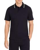 Theory Fowler Relay Jersey Tipped Polo Shirt