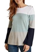 Barbour Lorne Color-blocked Knit Sweater