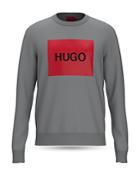 Hugo Duragol Regular Fit Long Sleeve Logo Sweatshirt
