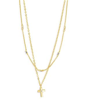 Sterling Forever Magdolina Layered Necklace, 20