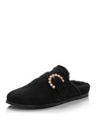 Stuart Weitzman Women's Piper Chill Shearling Lined Mules