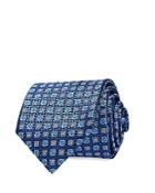 Canali Floral Medallion Silk Tie