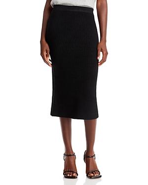 Lucy Paris Denver Rib Knit Midi Skirt