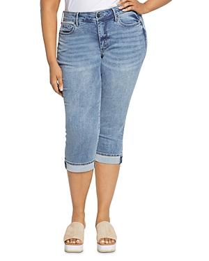 Nydj Plus Marilyn Cropped Cuffed Jeans In Rockie