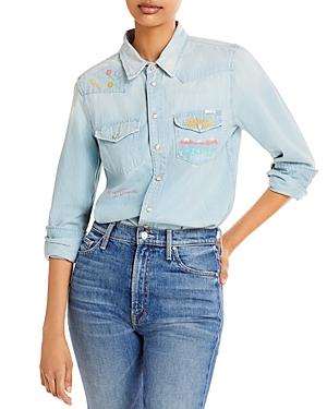 Mother All My Exes Embroidered Shirt