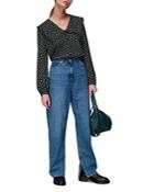 Whistles Stamp Spot Blouse