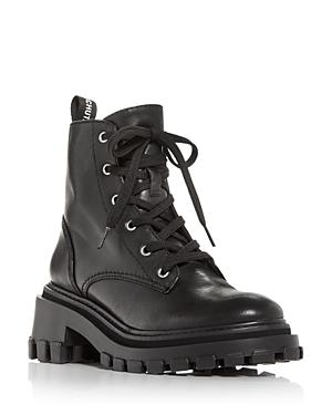 Schutz Women's Orly Platform Block Heel Combat Boots