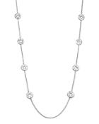 Ippolita Sterling Silver Senso Open Disc Station Necklace, 37