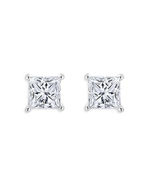 Unique Designs Diamond Solitaire Stud Earrings In 14k White Gold, 0.25 Ct. T.w. (62% Off) - Comparable Value $790