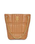 Burberry Lola Small Quilted Leather Chain Bucket Bag