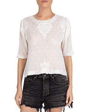 The Kooples Embroidered Top