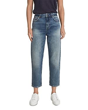 Reiss Elle High Rise Straight Leg Jeans