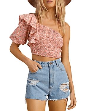 Billabong Shine On Floral One Shoulder Top