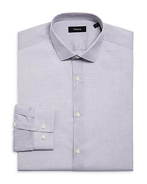 Theory Cedrick Zino Grid Print Dress Shirt