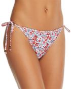 Shoshanna Clean Triangle Floral Bikini Bottom