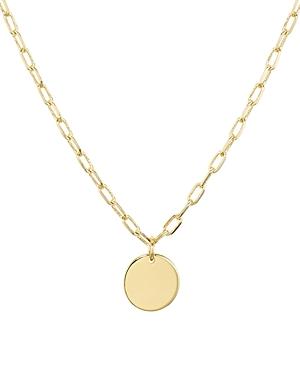 Aqua Circle Pendant Necklace, 18 - 100% Exclusive