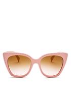 Moschino 005 Cat Eye Sunglasses, 53mm