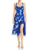 Bronx And Banco Tiffany Floral-embroidered Dress