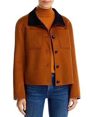 Lafayette 148 New York Contrast Collar Jacket
