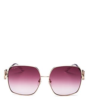 Salvatore Ferragamo Women's Square Sunglasses, 59mm