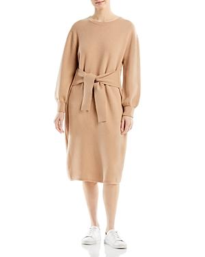 Boss Fusiana Tie Waist Sweater Dress