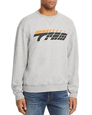 7 For All Mankind Los Angeles Reversible Logo Crewneck Sweatshirt