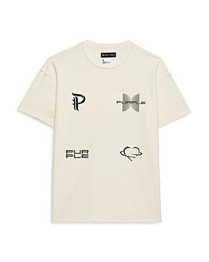 Purple Brand Blackwork Washed Multi Logo Tee