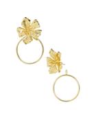 Baublebar Penthia Floral Loop Drop Earrings