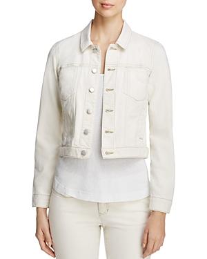 Eileen Fisher Classic Collar Cropped Denim Jacket - 100% Exclusive