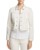 Eileen Fisher Classic Collar Cropped Denim Jacket - 100% Exclusive