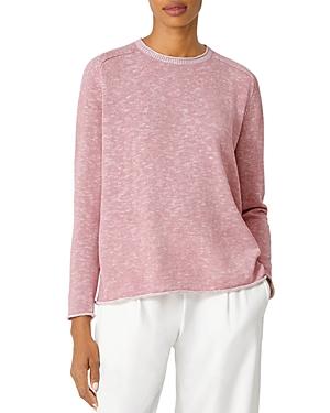 Eileen Fisher Heathered Crewneck Sweater