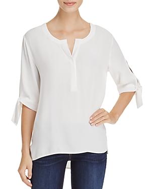B Collection By Bobeau Meline Tie-sleeve Blouse