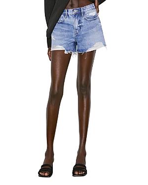 Frame Le Brigette Jean Shorts In Baines Rip