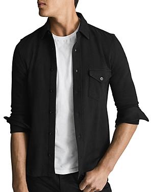 Reiss Scott Solid Regular Fit Shirt Jacket