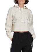 Adidas Cotton Cropped Hoodie