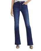 Mother The Runaway Mini Flare Jeans In Home Movies